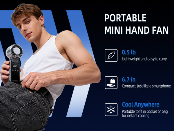 Portable Handheld Turbo Fan