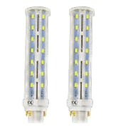 Bonlux 12W LED GX24Q 4-pin Base Light Bulb 26W CFL/Compact Fluorescent Replacement GX24/G24Q LED ...