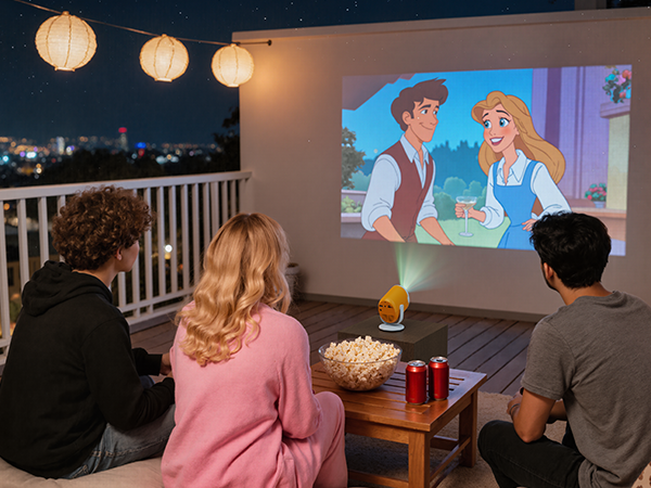 Courtyard Movie Night