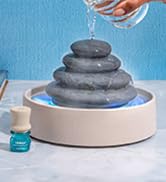 Lifelines Stacking Stones Aromatherapy Diffuser - Calming Sensory Oasis with Mesmerizing Aromatic...