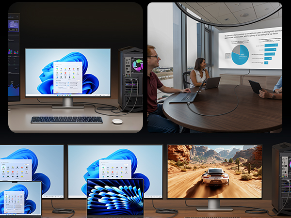 in many scenarios, such as gaming and entertainment, and computer monitors &amp;amp; office work.