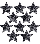 10Pcs Sequin Star Iron on Patches Glitter Stars Patches Embroidery Iron on Stars for Hats Clothes...