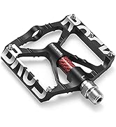 ROCKBROS Mountain Bike Pedals MTB Pedals CNC Non-Slip Lightweight Aluminum Alloy Bicycle Pedals S...