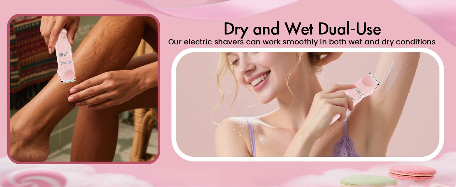 women&amp;#39;s bikini trimmer for both dry and wet conditions