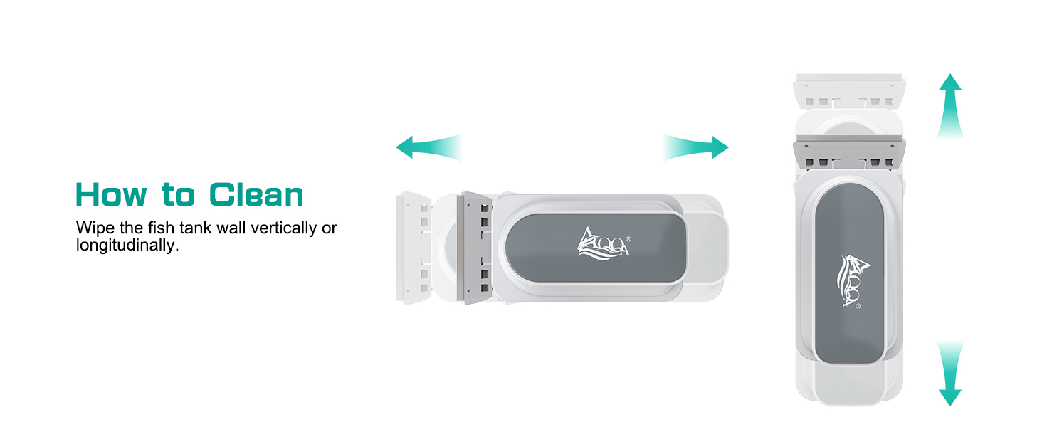 Aquarium Magnetic Fish Tank Glass Cleaner