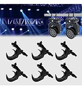 SHEHDS Stage DJ Lighting Clamps, Light Hook, Truss Hook - Black,Weight: 409g, Load: 150kg, Pipe C...