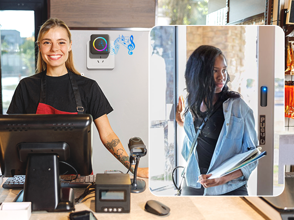 door sensor chime for door opens hello welcome ringer