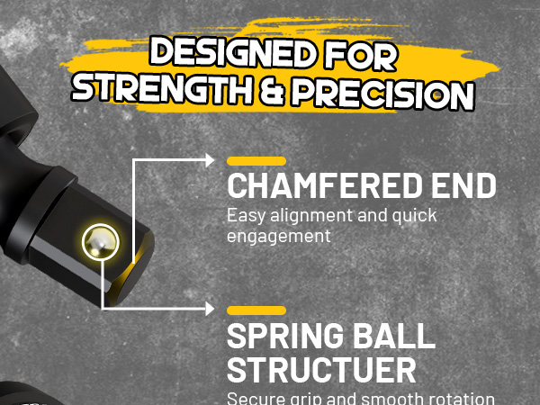 Impact Universal Joint-Socket Swivel Set