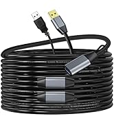LDKCOK Active USB 3.0 Extension Cable 50ft– Male to Female Extender Cord, USB Extension Cable for...