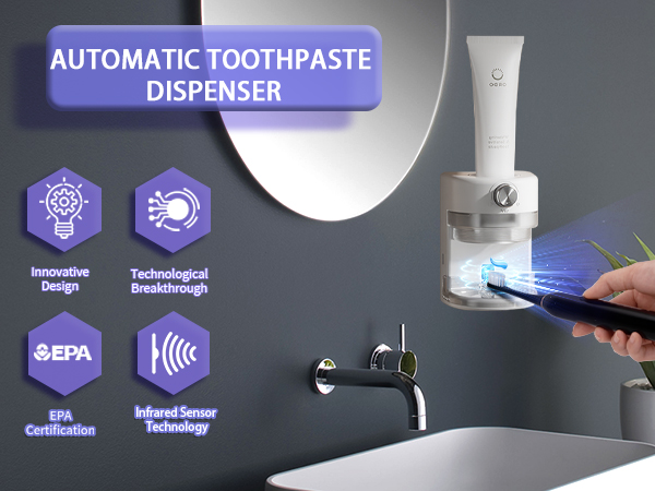 Features of toothpaste dispenser