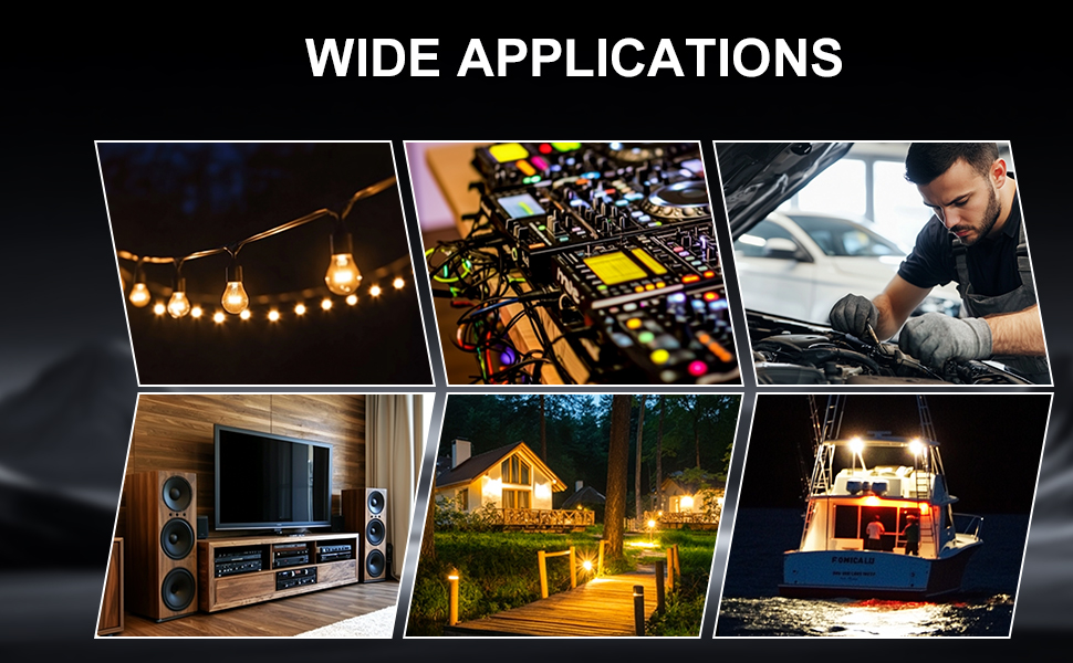 red black wire applications