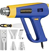 haisstronica Heat Gun with Intelligent Digital Display 2000W -Discover Hot Air Gun (140?-1202?) w...