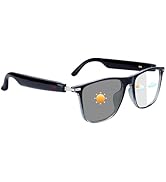 HAIXINDA Bluetooth Audio Smart Glasses for Men &amp; Women, Bluetooth Glasses with Color-Change Lens,...