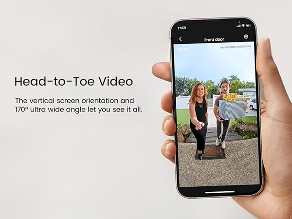 AOSU Doorbell Camera Wireless