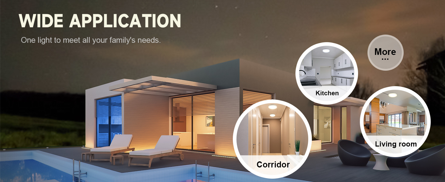 flush lights for ceiling