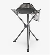 PORTAL Tall Slacker Chair Folding Tripod Stool for Outdoor Camping Walking Hunting Hiking Fishing...