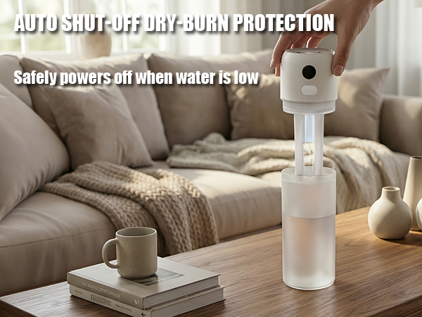 Auto Shut-Off Dry-Burn Protection Safely powers off when water is low.
