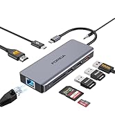 USB C 10GB Hub, USB C to HDMI Dock Compatible for MacBook Pro/Air, Chromebook, Dell XPS, HP and M...