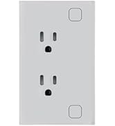 LOUYSGEN WiFi Smart Outlet 4.65 X 2.83 X 1.69 Inches,Wall Socket 110–220V,Energy Monitoring,2.4GH...