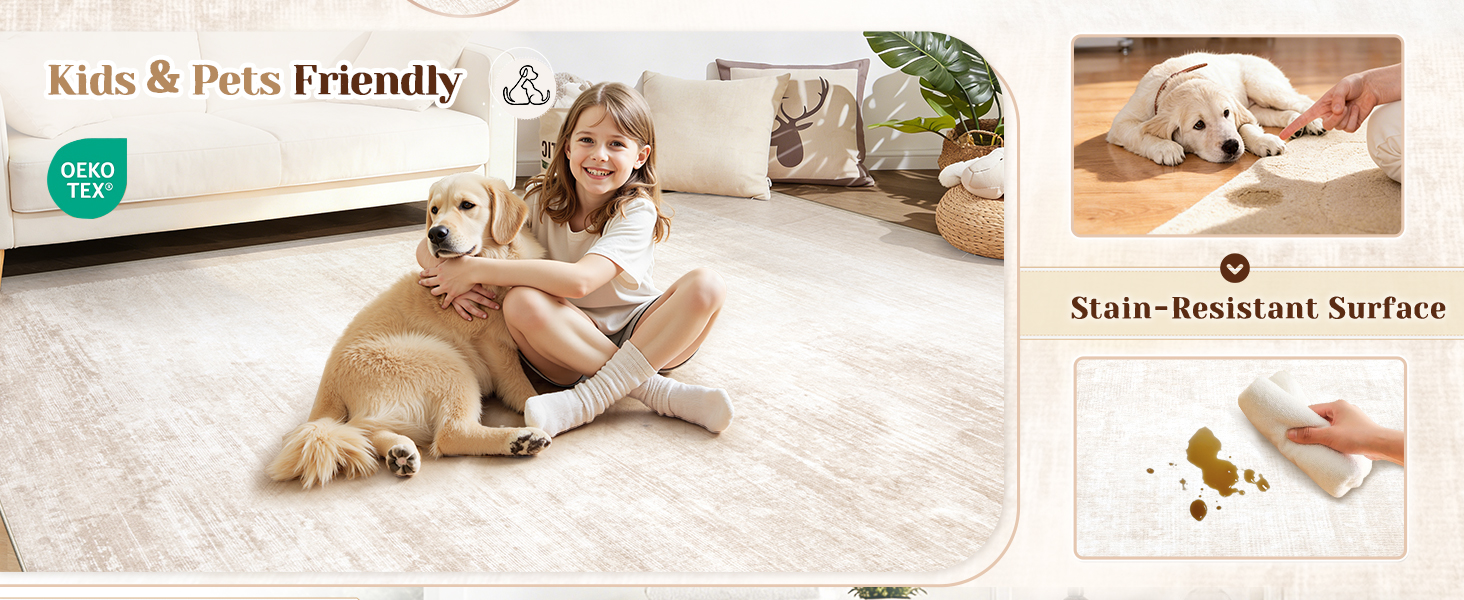 Kids &amp;amp; Pets Friendly Rug
