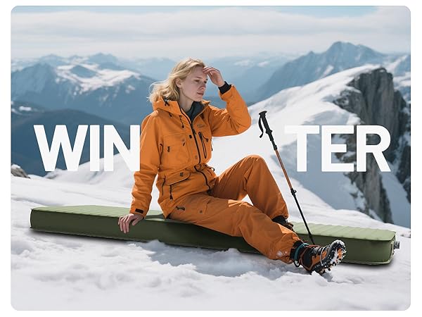 Camping pad use in Winter