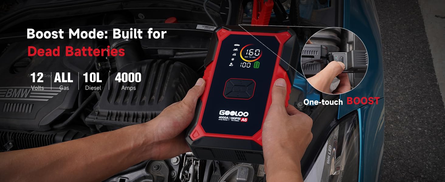 jump starter with boost mode