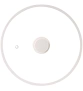 CAROTE 10" Silicone Lid for Pots, Pans and Skillets, Pot Lid With Heat Resistant Silicone Rim and...