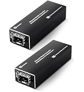 Atroodac Mini A Pair of Gigabit Fiber Media Converter Plug and Play Fiber to Ethernet 10/100/1000...