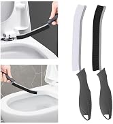 Toilet Brush, 2 Pcs Bathroom Cleaning Brush, Gap Scrub Brush with Hanging Hole, Multifunctional H...