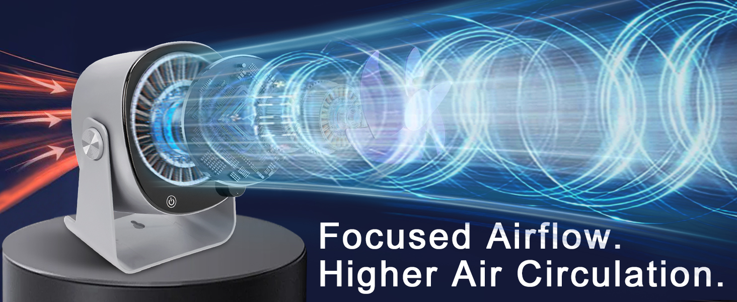 Focised Airflow Higher Air Circulation