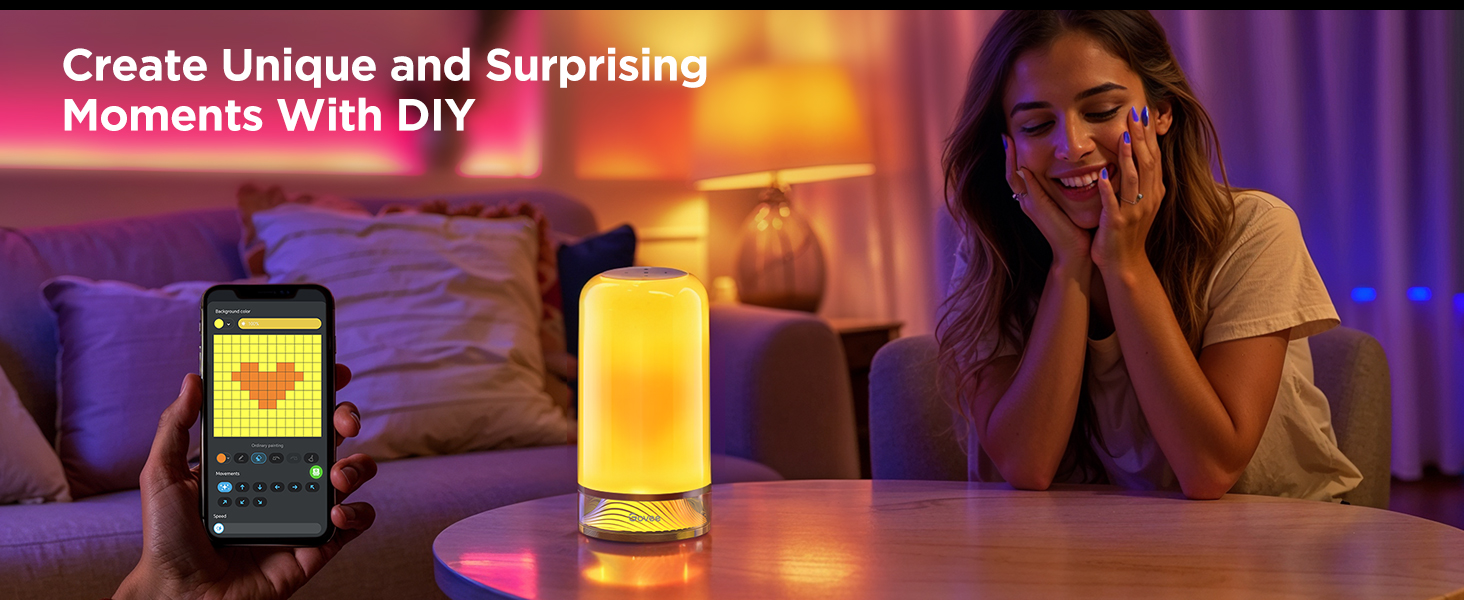 DIY Creation Supported Color Changing Lamp