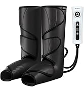 CINCOM Leg Massager for Circulation and Pain Relief, Air Compression Calf Foot Massagers Helpful ...