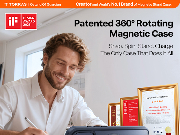 iphone 17 pro case with stand magnetic 2025 6.3 inch