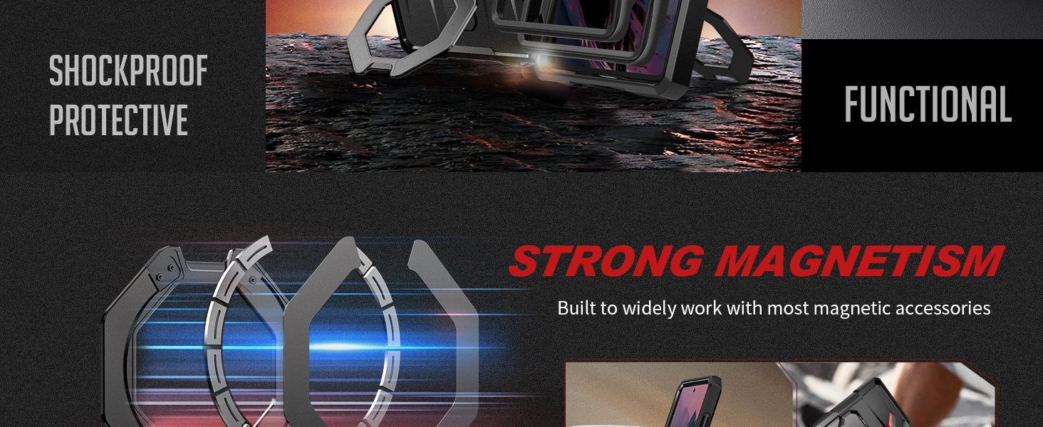 S25 Ultra Magnetic Case Compatible with Mag safe