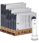 PENTASPI Vacuum Seal Bags for Clothing Travel, Electric Travel Vacuum Bags with Pump, Reusable Sp...