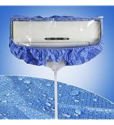 FavorCOOL Split Air Conditioning Cleaning Cover Bag, Mini Split Cleaning Kit Wall Mounted Waterpr...