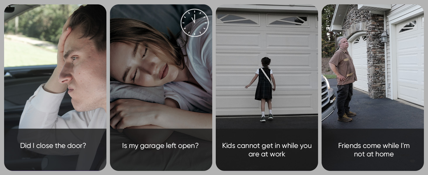 Did I close the door? Kid s cannot get in while u are at work? Friends come by but I'm not at home?