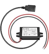Acridine 12V 24V DC to 5V 3A USB Female DC Converter Adapter Buck Module