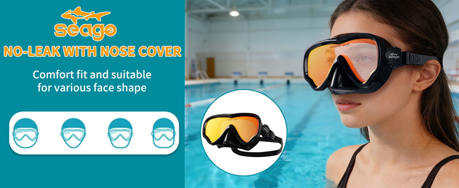 women swimming goggles different face shape