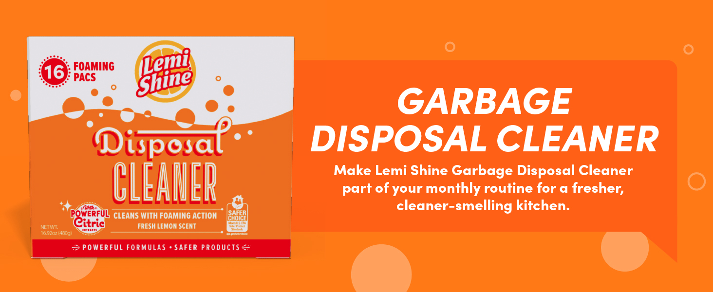 lemi shine garbage disposal Cleaner