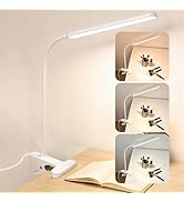 H HNMA HN Clip on LED Light for Easel Painting &amp; Nail Tech, 360 Adjustable Flexible Arm, 3 Color ...