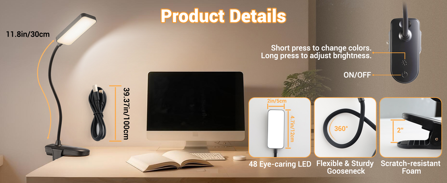 clip on light clip on lamp clip on desk lamp with clamp light clip light clip lamp clamp lamp