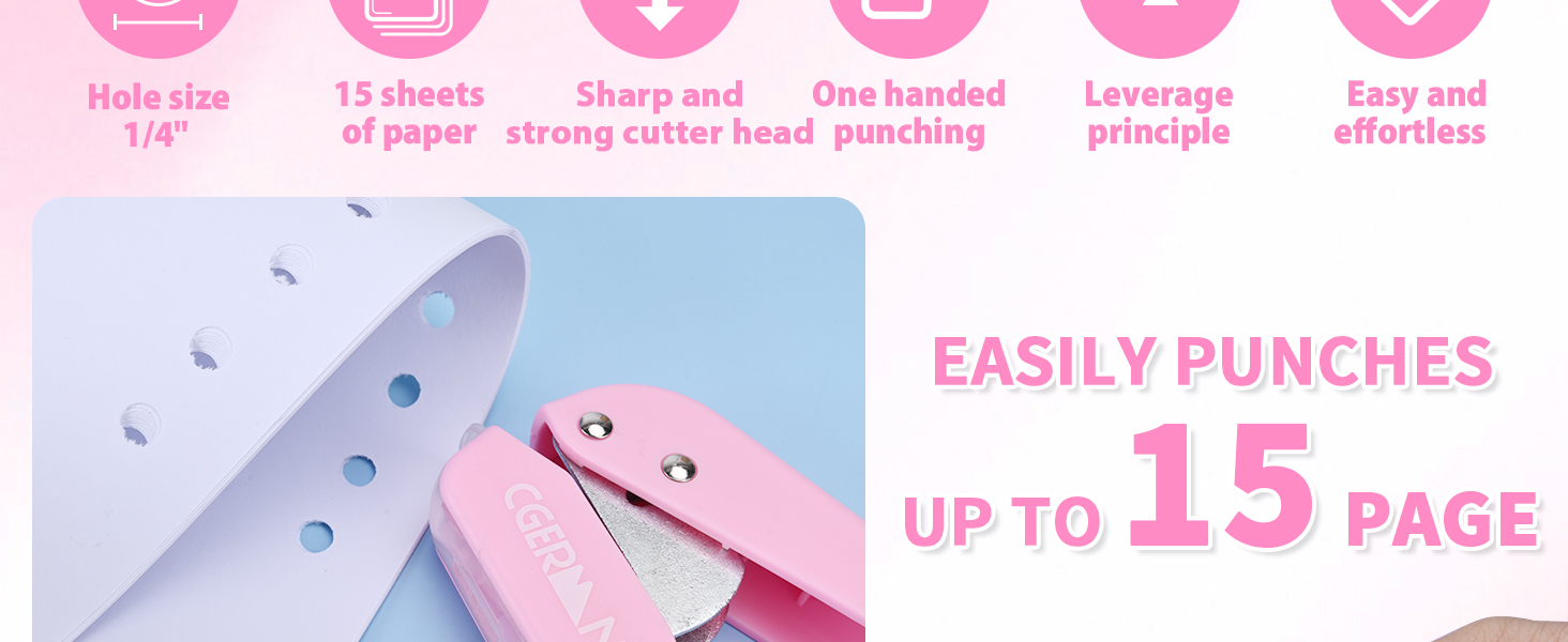 one hole puncher
