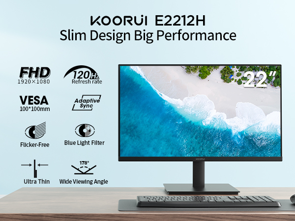 monitor computer monitor pc monitor 22 inch computer monitor 100hz 120hz monitor 1080p fhd monitor