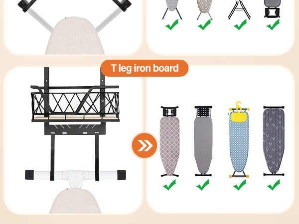 ironing board hanger over the door