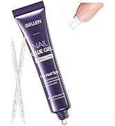 Gellen Semi Solid Nail Glue for Press ons, UV Nail Glue Gel for Nail Tips Acrylic Nails and Press...