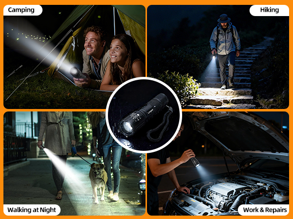 dual light flashlight 395nm uv light portable flashlight compact flashlight pocket flashlight