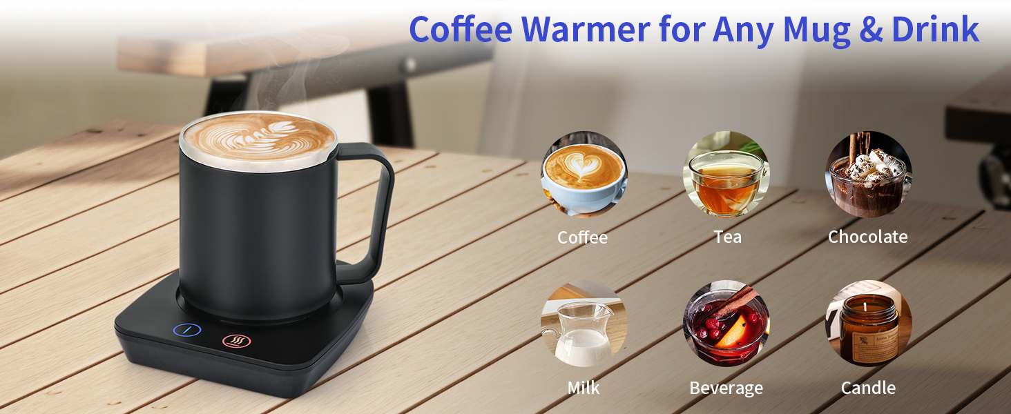 coffee warmer for any drink and mug