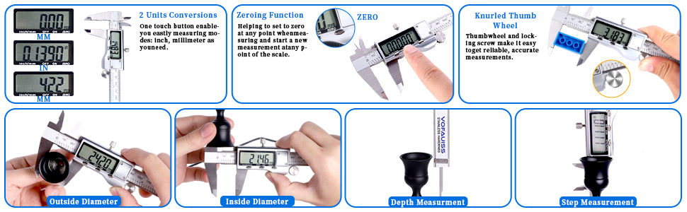 Digital Caliper Measuring Tool