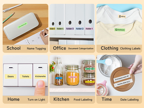 Mini Label Maker for Home, Kitchen, Organization, Office